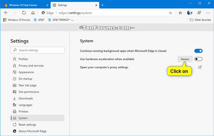 Hardware acceleration disabled